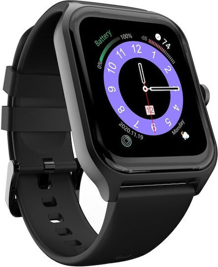 HiFuture Ultra2 Pro 45mm Smartwatch with Heart Rate Monitor (Black) vue 3