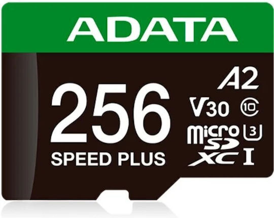 Adata microSDXC 256GB U3 V30 A2 UHS-I 180MB/s with Adapter view 2