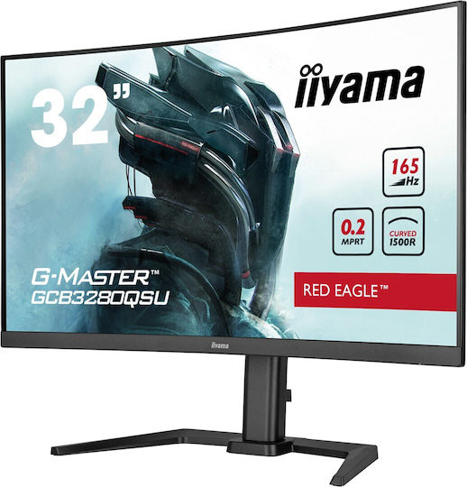 Iiyama G-Master GCB3280QSU-B1 VA Curved Gaming Monitor 31.5" QHD 2560x1440 165Hz view 4