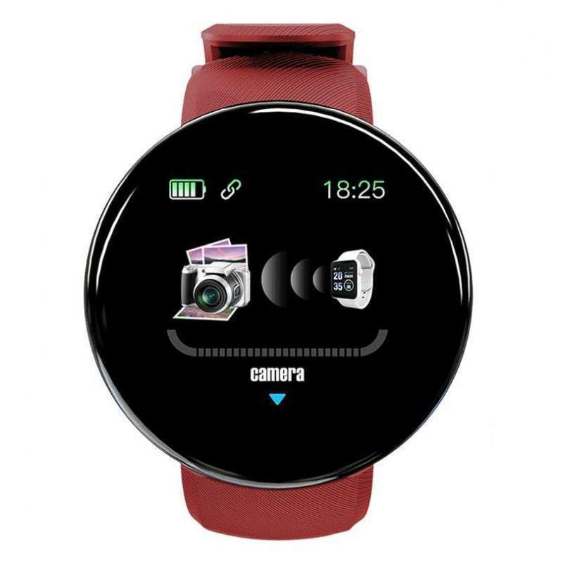 Smartwatch with Heart Rate Monitor (Red) view 6