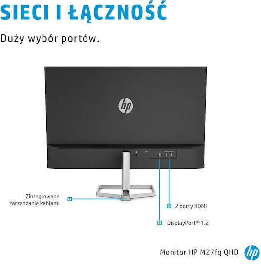 HP M27fq IPS Monitor 27" QHD 2560x1440 with Response Time 5ms GTG view 6
