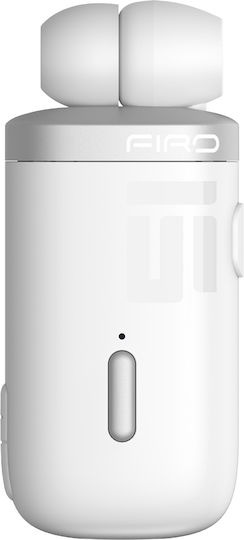 Firo H18 In-ear Bluetooth Handsfree Earphone Lapel White view 2