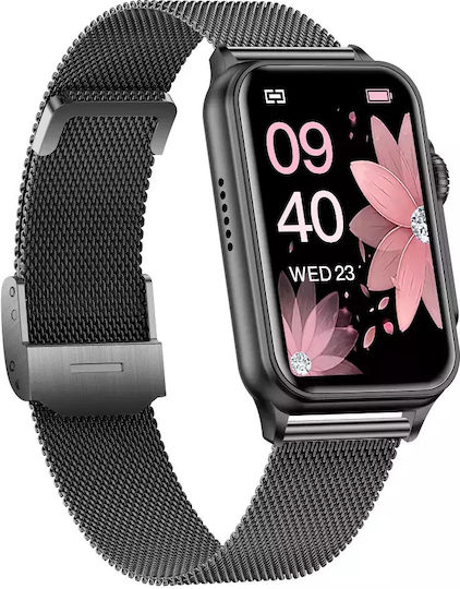 Smart Watch Nubi H23 Bluetooth Talk Pulse Calories Blood Pressure Remote Camera Pedometer Black view 4