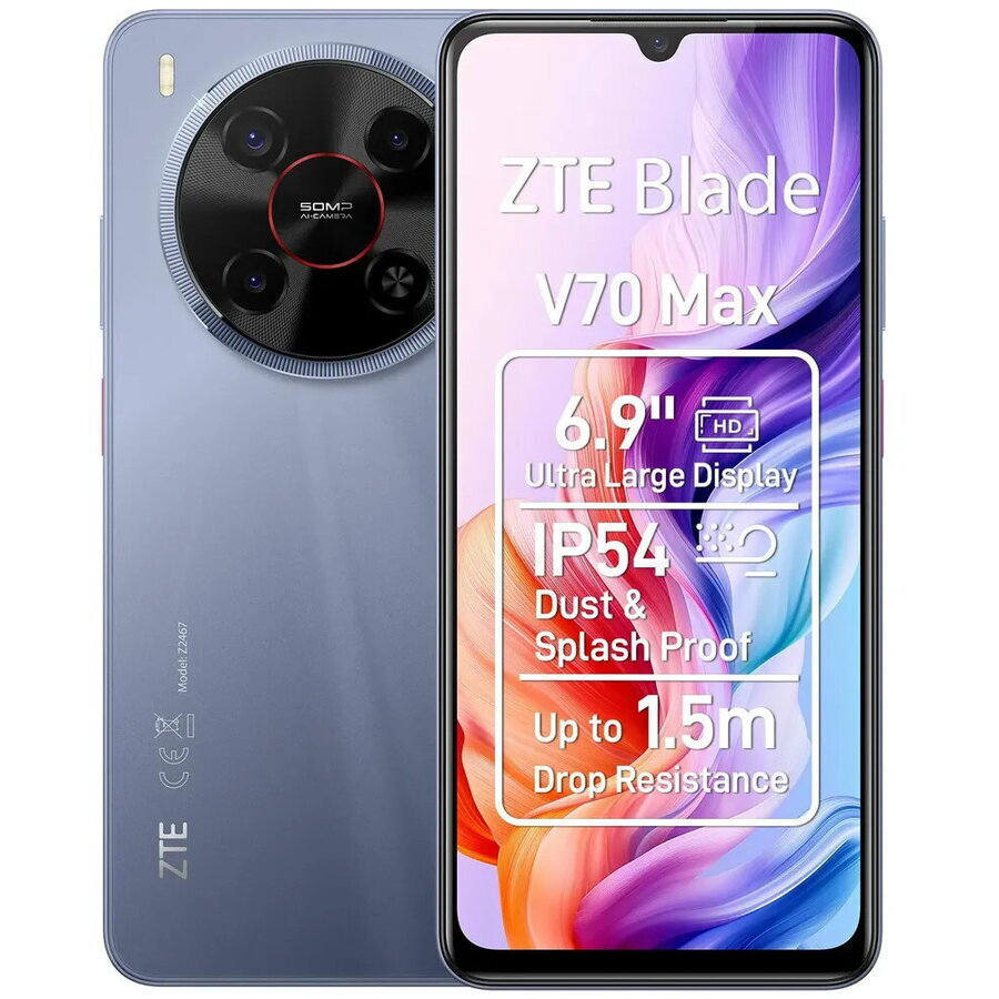 ZTE Blade V70 Max Dual SIM (4/128GB) Gray