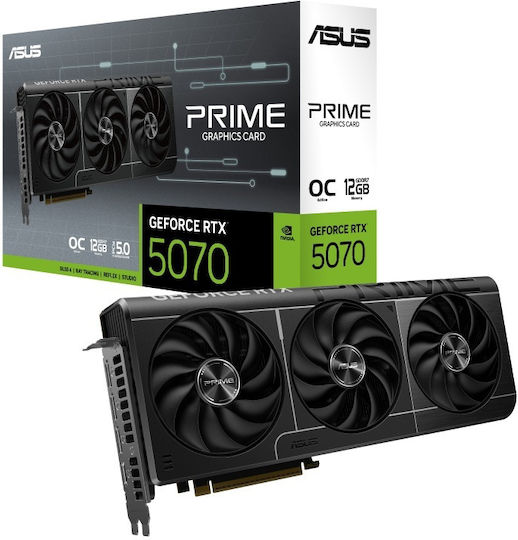 Asus GeForce RTX 5070 12GB GDDR7 Prime OC Graphics Card view 1