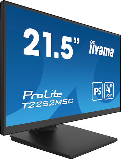 Iiyama ProLite T2252MSC-B2 IPS Monitor 21.5" FHD 1920x1080 with Response Time 5ms GTG vue 2