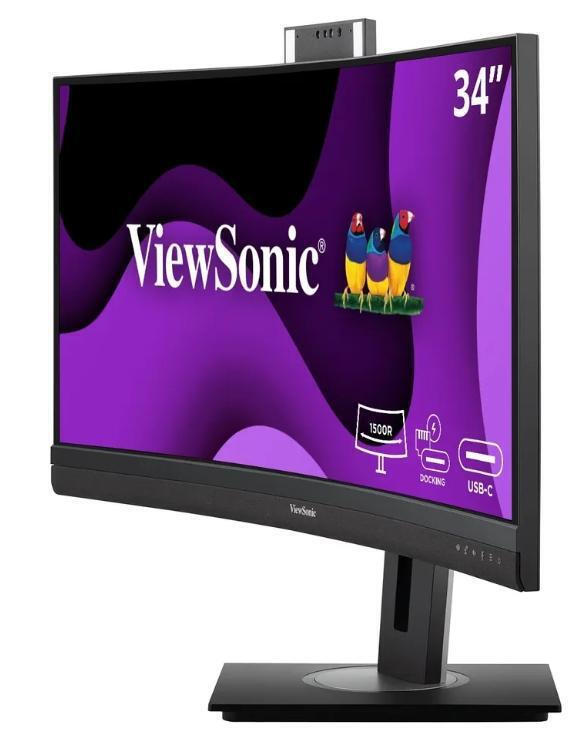 Viewsonic VG3457CV Ultrawide VA HDR Curved Gaming Monitor 34" QHD 3440x1440 with Response Time 5ms GTG view 4