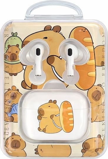 Capybara In-ear Bluetooth Handsfree Earphones with Charging Case view 1