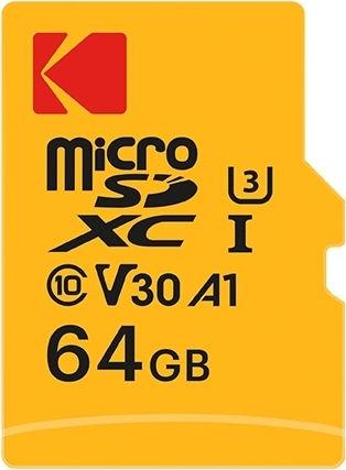 Kodak Ultra Performance microSDXC 64GB U3 V30 A1 UHS-III 95MB/s with Adapter view 2