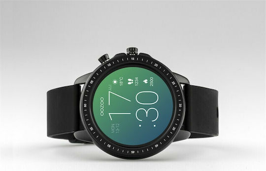 Oozoo Q00304 45mm Smartwatch with Heart Rate Monitor (Black) view 3