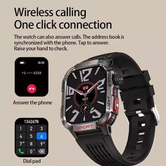 TKY-M5 Smartwatch with Heart Rate Monitor (Green) view 2
