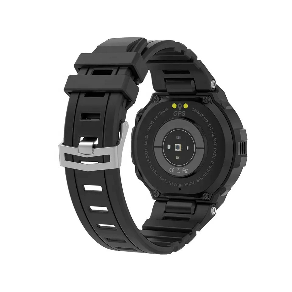 Aluminium Smartwatch with Heart Rate Monitor (Black) view 2