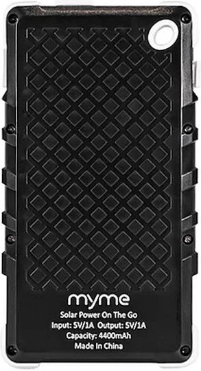 MyMe Solar Power Bank 4400mAh with USB-A Port Black vue 7