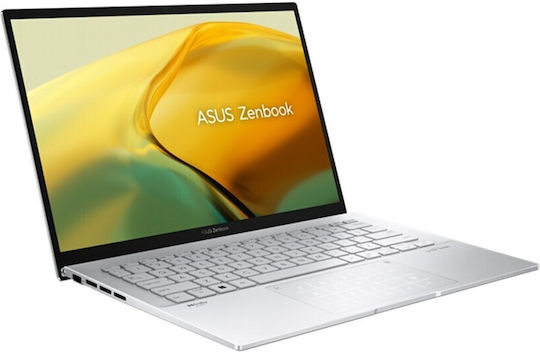 Asus ZenBook 14 UX3402VA-KP550W 14" QHD+ (i7-13700H/16GB/512GB SSD/W11 Home) Foggy Silver (GR Keyboard) view 2