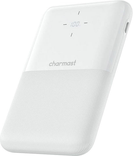 Charmast W1150 S12W Power Bank 10000mAh 20W with USB-A Port and USB-C Port White vista 2
