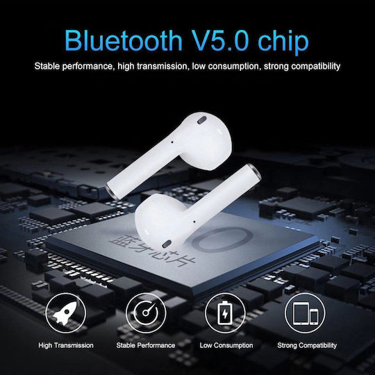 i9S-TWS Earbud Bluetooth Handsfree Earphones with Charging Case White view 7