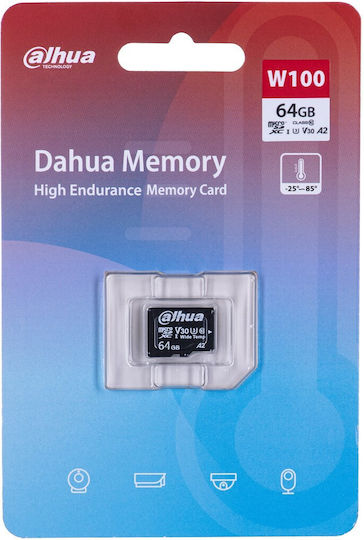 Dahua W100 microSDXC 64GB Class 10 U3 V30 UHS-I view 1