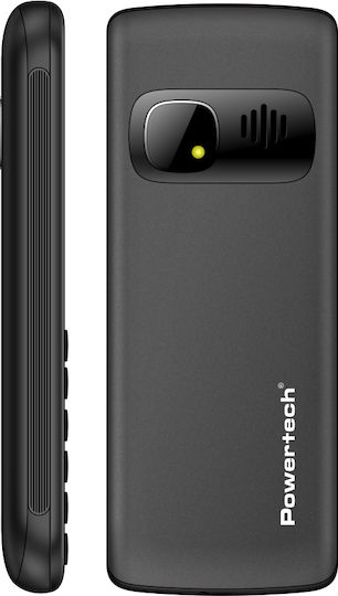 Powertech Sentry 4G Bar NC Dual SIM (48MB/128MB) Mobile with Buttons (Greek Menu) Black view 2