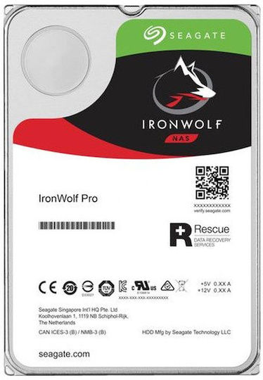 Seagate IronWolf Pro 2TB HDD Hard Drive 3.5" SATA III 7200rpm with 256MB Cache for NAS ST2000NT001 view 6