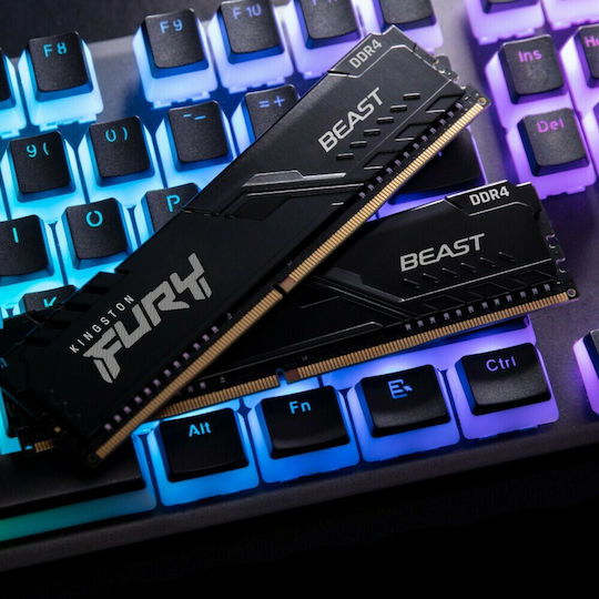 Kingston Fury Beast DDR4 with Module 1x16GB and Speed 3600 for Desktop KF436C18BB/16 view 9
