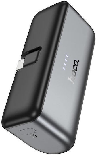 Hoco Q31 USB-C Power Bank 5000mAh Gray view 5