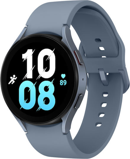 Samsung Galaxy Watch5 Aluminium 44mm Waterproof with Heart Rate Monitor (Blue) view 5
