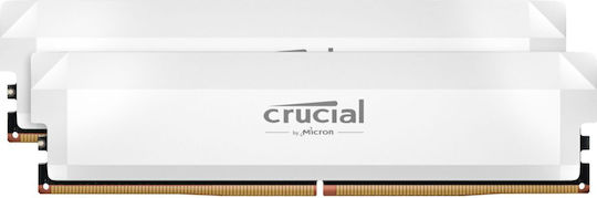 Crucial Pro Overclocking DDR5 64GB RAM with 2x32GB Modules and Speed 6000 for Desktop CP2K32G60C40U5W