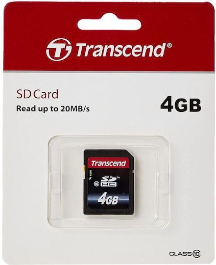 Transcend SDHC 4GB Class 10 20MB/s With Adapter 视图 4