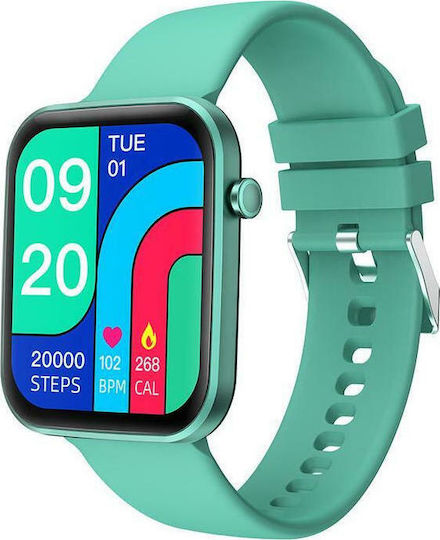 Colmi P15 Smartwatch with Heart Rate Monitor (Green)