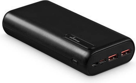 MediaRange MR756 Power Bank 20000mAh with 2 USB-A Ports and USB-C Port Power Delivery / Quick Charge 3.0 Black