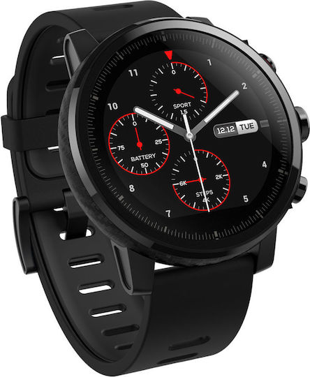 Amazfit Stratos Ceramic 48mm Waterproof Smartwatch with Heart Rate Monitor (Black) view 2
