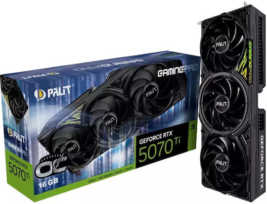 Palit GeForce RTX 5070 Ti rev. 1.0 16GB GDDR7 GamingPro OC Graphics Card
