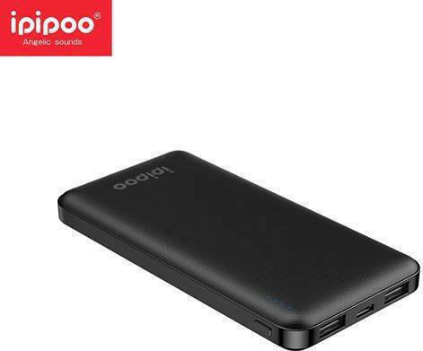 Ipipoo LP-2 Power Bank 10000mAh with 2 USB-A Ports Black vue 6