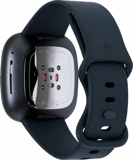 Fitbit Sense Aluminium 40mm Waterproof Smartwatch with Heart Rate Monitor (Carbon/Graphite Stainless Steel) vista 7