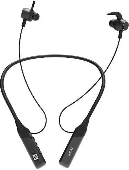 Akai Proffesional BTN-B100 In-ear Bluetooth Handsfree Earphones Black view 1