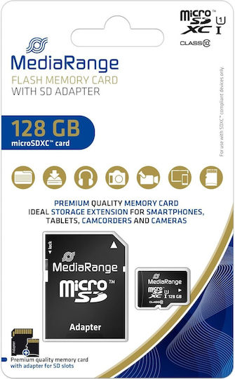 MediaRange MR945 microSDXC 128GB Class 10 U1 UHS-I view 5