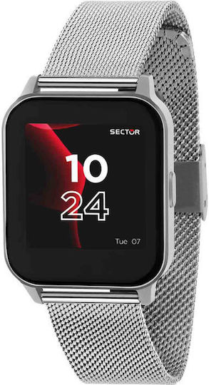 Sector S05 Smartwatch with Heart Rate Monitor (Silver)