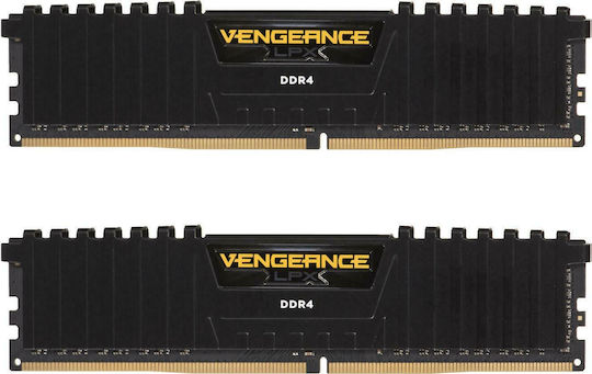 Corsair Vengeance LPX DDR4 16GB RAM with 2x8GB Modules and Speed 2400 for Desktop CMK16GX4M2A2400C16