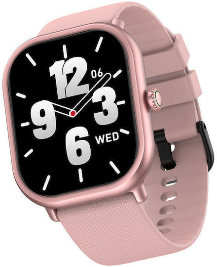 Zeblaze GTS 3 Pro Smartwatch with Heart Rate Monitor (Pink) view 3