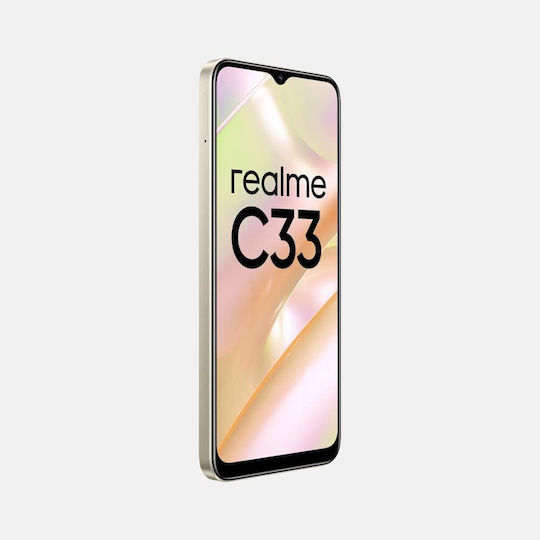Realme C33 Dual SIM (4GB/128GB) Sandy Gold view 6