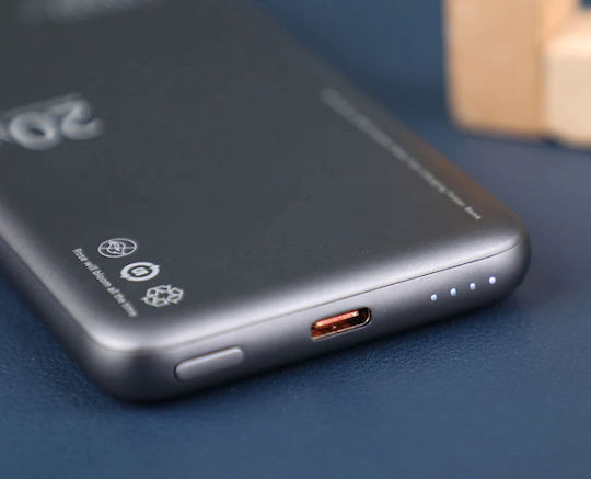 Remax RPP-636 Power Bank 10000mAh 20W with USB-C Port Power Delivery / Quick Charge 3.0 Gray view 2