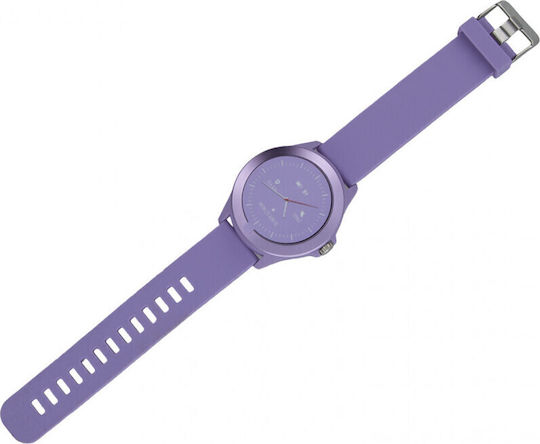 Forever Colorum CW-300 Smartwatch with Heart Rate Monitor (Purple) view 2