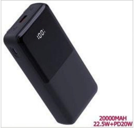 Sovo PD-12 Power Bank 20000mAh 22.5W with USB-C Port Power Delivery Black