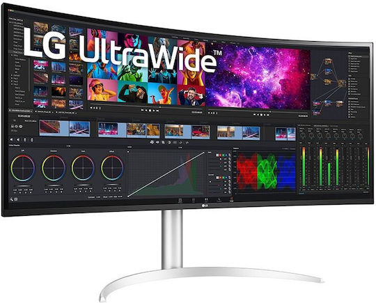 LG 40WP95CP-W Ultrawide IPS HDR Curved Monitor 39.7" 5120x2160 with Response Time 5ms GTG view 3