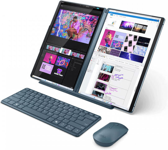 Lenovo Yoga Book 9 13IMU9 13.3" OLED Touchscreen (Ultra 7-155U/32GB/1TB SSD/W11 Pro) Tidal Teal (US Keyboard) view 7
