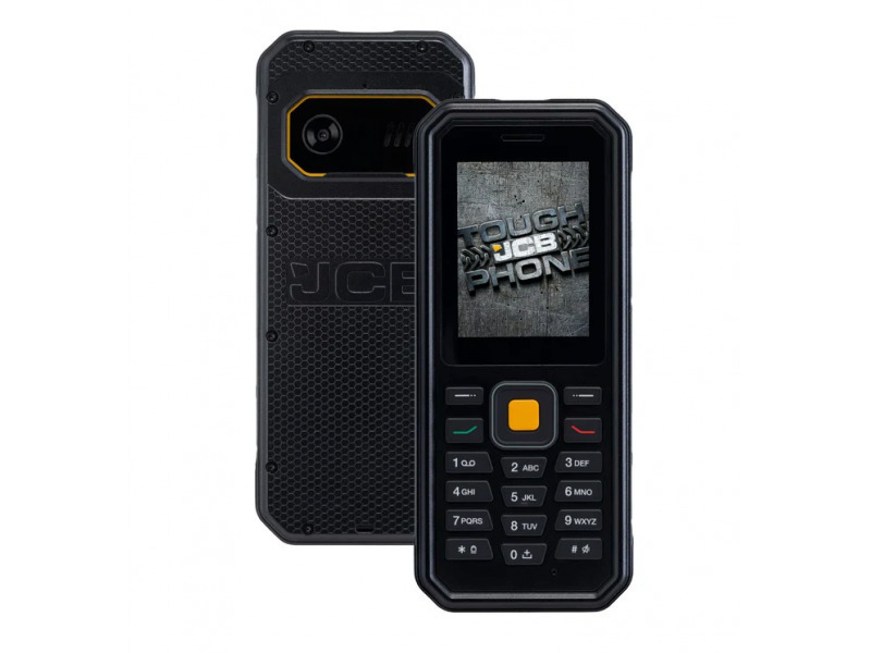 JCB Tradesman 4 Dual SIM Resistant Mobile with Buttons Black view 1