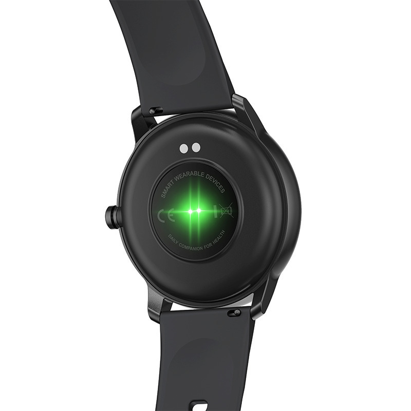 LikeSmart OkFiT Aluminium Smartwatch with Heart Rate Monitor (Snow Black) view 5