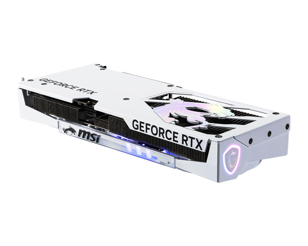 MSI GeForce RTX 5060 Ti 16GB GDDR7 Gaming Trio OC White Graphics Card V535-025R view 3