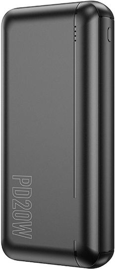 Lamtech Power Bank 20000mAh 22.5W with 2 USB-A Ports and 2 USB-C Ports Power Delivery / Quick Charge 3.0 Black view 5
