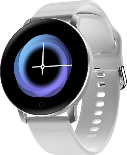 DT88 Smartwatch with Heart Rate Monitor (White)